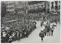 Siena, comparsa della Contrada della Pantera durante il Palio