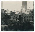 Siena, carroccio con musici durante il Palio