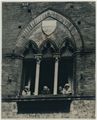 Siena, re Vittorio Emanuele III e le figlie al Palio