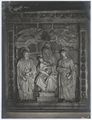 Andrea della Robbia e bottega, 'Madonna col Bambino, San Simone e San Taddeo', terracotta invetriata