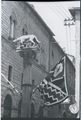 Siena, bandiera della Contrada della Civetta