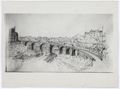 Arturo Viligiardi, disegno progettuale di un ponte