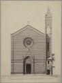 Progetto della facciata della basilica di San Francesco