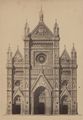 Giuseppe Partini, disegno progettulae della facciata del duomo di Firenze