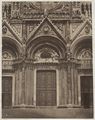 Siena, portali della facciata del duomo