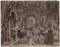 Domenico di Bartolo, 'Il Papa Celestino III concede il privilegio d'autonomia all'ospedale di Santa Maria della Scala', affresco del Pellegrinaio del Santa Maria della Scala di Siena