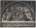 Benozzo Gozzoli, particolare di 'Funerale di Sant'Agostino a Ippona', affresco del coro della chiesa di Sant'Agostino a San Gimignano