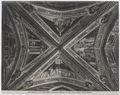 Siena, battistero di San Giovanni, affreschi della volta del transetto sinistro