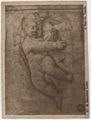 Bernardino Lanino, disegno raffigurante un bambino dormiente