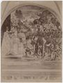 Luca Signorelli, 'Come Benedetto riconosce ed accoglie Totila' dal ciclo di affreschi del chiostro grande dell'abbazia di Monte Oliveto Maggiore