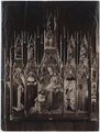 Sano di Pietro, polittico 'Madonna col Bambino tra i Santi Domenico, Girolamo, Agostino, Francesco, ai piedi della Vergine il Beato Colombini'