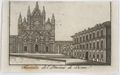 Facciata del duomo di Siena, acquaforte