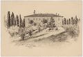 Lucignano d'Arbia, villa casale Sergardi