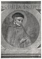 Scuola senese del XIV secolo, 'Il beato Andrea Dotti', affresco nella chiesa di San Clemente in Santa Maria dei Servi a Siena.