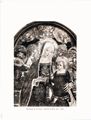 Benvenuto di Giovanni, particolare del trittico della 'Madonna col Bambino e santi'