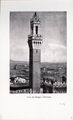 Siena, veduta della torre del Mangia