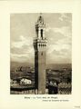 Siena, veduta della torre del Mangia