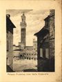 Siena, veduta della torre del Mangia