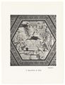 Disegno della tarsia marmorea del 'Sacrificio di Elia' di Domenico Beccafumi nel pavimento del duomo di Siena