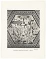 Disegno del 'Sacrificio dei sacerdoti di Baal' di Domenico Beccafumi nel pavimento del duomo di Siena