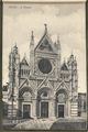 Siena, veduta della facciata del duomo