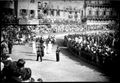 Siena, partenza dal canape durante il Palio