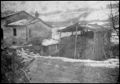 Paesaggio di campagna con la neve