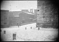 Siena, via San Girolamo con la neve