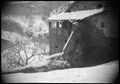 Paesaggio di campagna con neve