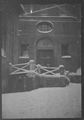 Siena, palazzo con la neve
