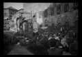 Siena, veduta di palazzo Pubblico durante il Palio