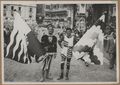 Siena, due alfieri per il Palio del 16 agosto 1947
