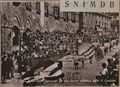 Siena, sbandierata della vittoria durante il Palio