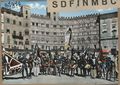 Siena, comparsa della Contrada priora della Civetta con il drappellone vinto il 16 agosto 1937