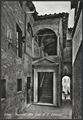 Siena, ingresso del santuario casa di Santa Caterina da Siena