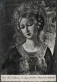 Matteo di Giovanni, 'Santa Caterina d'Alessandria', particolare del dipinto della 'Santa Barbara tra Santa Caterina d'Alessandria, Santa Maddalena e angeli'