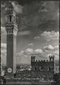 Siena, veduta di palazzo Pubblico