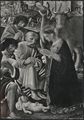 Pietro di Domenico, particolare del dipinto dell''Adorazione dei pastori'