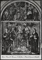 Matteo di Giovanni, dipinto 'Santa Barbara in trono tra le Sante Maddalena e Caterina d'Alessandria', nella lunetta 'Adorazione dei Magi'