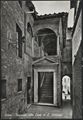Siena, ingresso del santuario casa di Santa Caterina da Siena