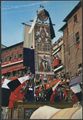 Siena, carroccio con musici per il Palio del 2 luglio 1960