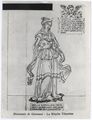 Disegno della Sibilla Tiburtina di Benvenuto di Giovanni, tarsia marmorea nel pavimento del duomo di Siena