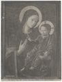 Scuola di Antoniazzo Romano, copia della Madonna di Santa Maria del Popolo