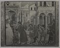 Benozzo Gozzoli, 'Sant'Agostino si reca dal maestro di grammatica', dal ciclo di affreschi nella chiesa di Sant'Agostino a San Gimignano.