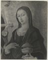 Matteo di Giovanni, 'Santa Maddalena', particolare del dipinto della 'Santa Barbara tra Santa Caterina d'Alessandria, Santa Maddalena e angeli'