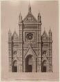 Giuseppe Partini, disegno progettulae della facciata del duomo di Firenze