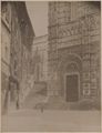 Siena, scale del battistero di San Giovanni