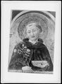 Vecchietta, 'Beato Giovacchino Piccolomini', affresco all'interno del palazzo Pubblico a Siena. 