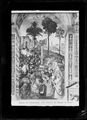 Pinturicchio, 'Enea Silvio Piccolomini, vescovo di Siena, presiede all'incontro di Federico III con Eleonora di Aragona', dal ciclo di affreschi nella Libreria Piccolomini del duomo di Siena