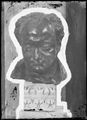Busto bronzeo raffigurante Federigo Tozzi
